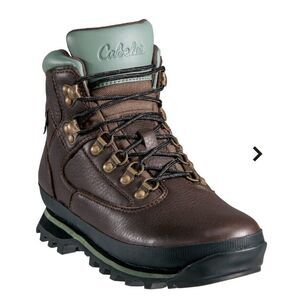 New Cabela's Brown Leather XS Trek Gore Tex Vibram RimRock Hikers Women's Size 6